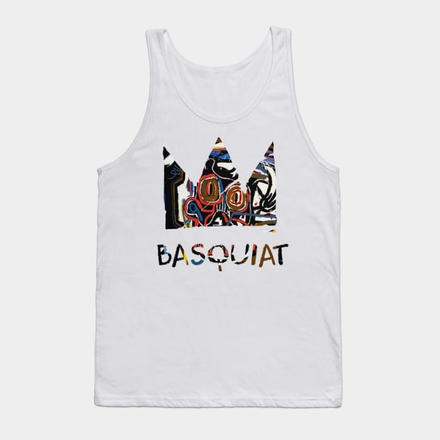 King Basquiat Crown Art Tank Top by onyxicca liar